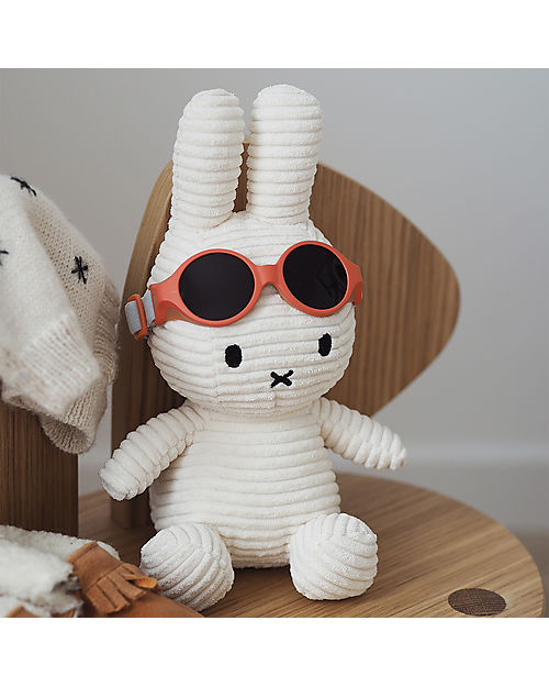 Béaba Glee Sunglasses - Grapefruit - 0-9M with Adjustable Strap - 100% UV Filtering Sunglasses