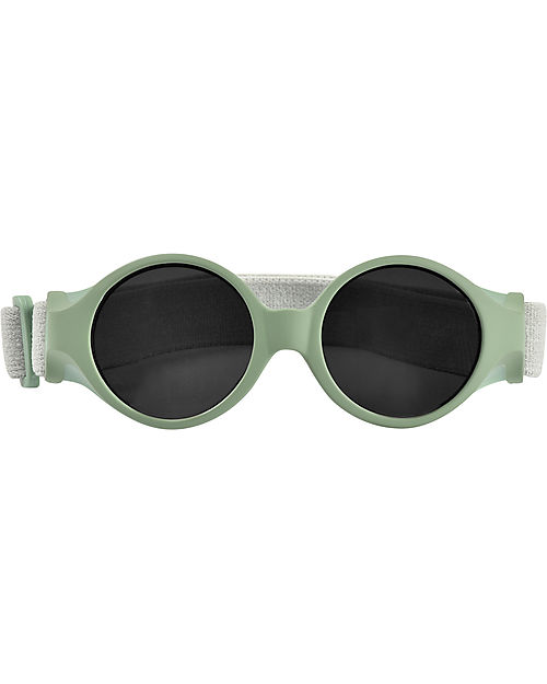 Béaba Glee Sunglasses - Sage Green - 0-9M with Adjustable Strap - 100% UV Filtering Sunglasses