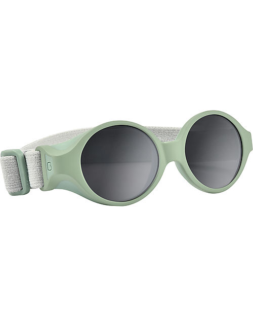 Béaba Glee Sunglasses - Sage Green - 0-9M with Adjustable Strap - 100% UV Filtering Sunglasses