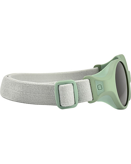 Béaba Glee Sunglasses - Sage Green - 0-9M with Adjustable Strap - 100% UV Filtering Sunglasses