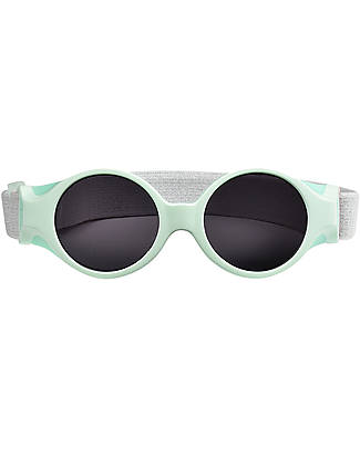 Béaba Glee Sunglasses with Adjustable Elasticated Strap - 0 - 9 Months - 100% UV Filtering - Aqua Green Sunglasses