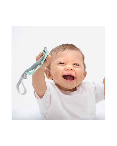 Béaba Glee Sunglasses with Adjustable Elasticated Strap - 0 - 9 Months - 100% UV Filtering - Aqua Green Sunglasses