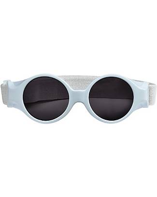 Béaba Glee Sunglasses with Adjustable Elasticated Strap - 0 - 9 Months - 100% UV Filtering - Blue Sunglasses