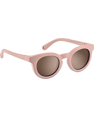 Béaba Happy Sunglasses - Dusty Rose - 2-4 Years with Adjustable Strap - 100% UV Filtering Sunglasses