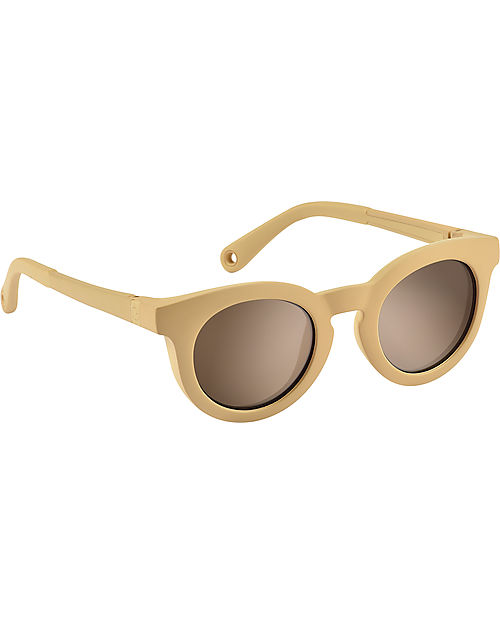 Béaba Happy Sunglasses - Stage Gold -  2-4 Years with Adjustable Strap - 100% UV Filtering Sunglasses