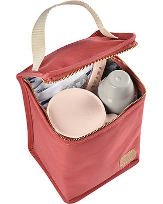 Béaba Insulated Lunch Pouch - Terracota - Flexible Material Thermal Containers