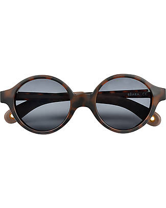 Béaba Joy Sunglasses - Tortoise - 9-24M with Adjustable Strap - 100% UV Filtering Sunglasses