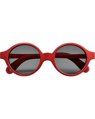 Béaba Joy Sunglasses with Adjustable Strap 9- 24 Months - 100% UV Filtering - Red Sunglasses