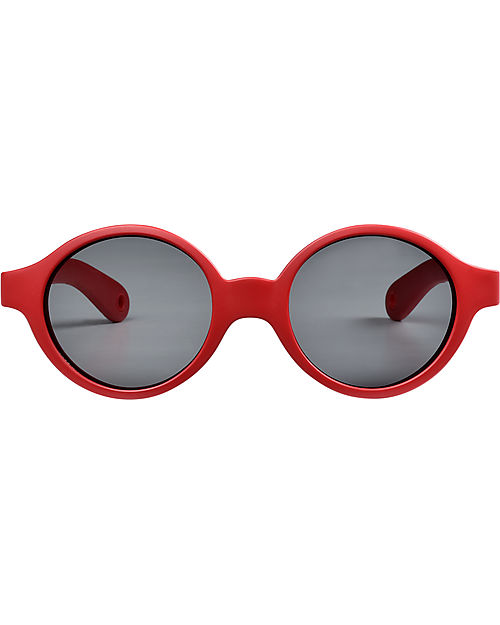 Béaba Joy Sunglasses with Adjustable Strap  9- 24 Months - 100% UV Filtering - Red Sunglasses