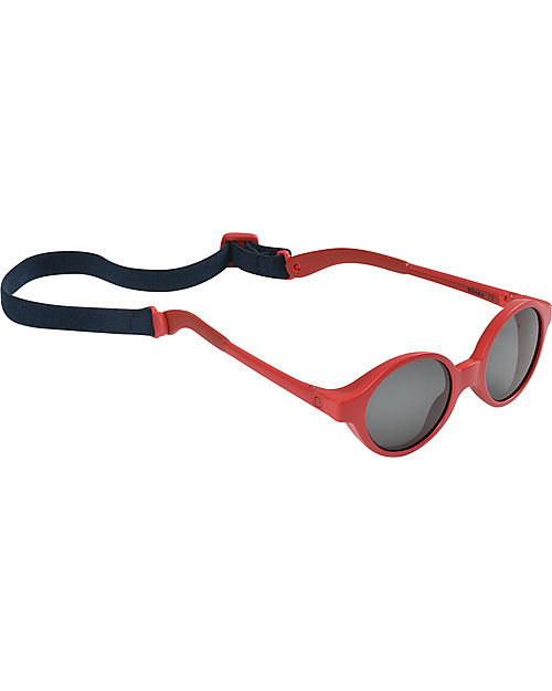 Béaba Joy Sunglasses with Adjustable Strap  9- 24 Months - 100% UV Filtering - Red Sunglasses