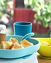 Béaba Meal Set - 4 pcs - Silicone - Blue Meal Sets