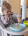 Béaba Meal Set - 4 pcs - Silicone - Blue Meal Sets