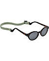 Béaba Merry Sunglasses - Tortoise -  2-4 Years with Adjustable Strap - 100% UV Filtering Sunglasses