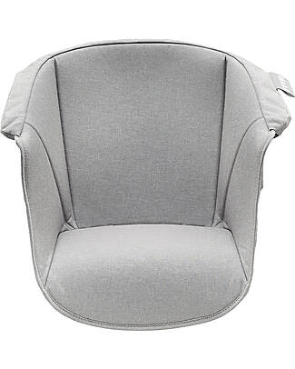 Béaba OUTLET - Textile Junior Seating for Up&Down High Chair - Grey - Very Comfortable and Hygienic and Trendy Accessories for High Chairs