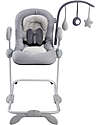 Béaba OUTLET - Up&Down Bouncer III - Heather Grey - Patented Technology - Showroom Sample Bouncers