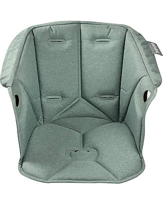 Béaba Padded Textile Seating for Up&Down High Chair - Laurier - Very Comfortable and Hygienic and Trendy Accessories for High Chairs