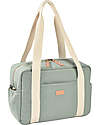 Béaba Paris Changing Bag - Frosty Green - Changing Mat and Shoulder Strap Included! Diaper Changing Bags