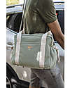 Béaba Paris Changing Bag - Frosty Green - Changing Mat and Shoulder Strap Included! Diaper Changing Bags