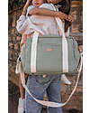 Béaba Paris Changing Bag - Frosty Green - Changing Mat and Shoulder Strap Included! Diaper Changing Bags