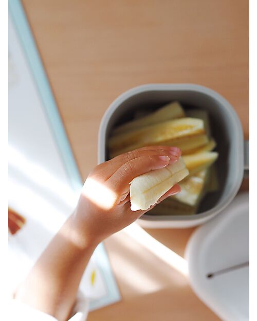 Béaba Pick & Snack Cup - Velvet Grey - Silicone Cups