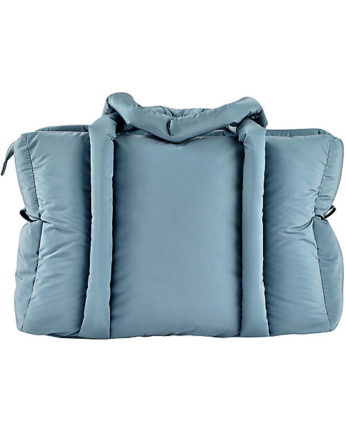 Béaba Quilted Changing Bag - Baltic Blue - Includes Changing Mat and Stroller Hooks Diaper Changing Bags