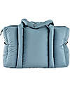 Béaba Quilted Changing Bag - Baltic Blue - Includes Changing Mat and Stroller Hooks Diaper Changing Bags
