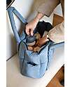 Béaba Quilted Changing Bag - Baltic Blue - Includes Changing Mat and Stroller Hooks Diaper Changing Bags