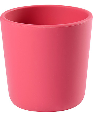 Béaba Silicone Glass - Pink - Handy and Unbreakable Beakers