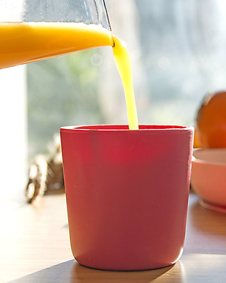 Béaba Silicone Glass - Pink - Handy and Unbreakable Beakers