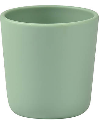 Béaba Silicone Glass - Sage Green - Handy and Unbreakable Beakers