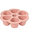 Béaba Silicone Multiportions for Food - Pink - 6x150 ml - Time Saver Food Containers