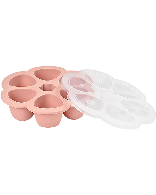 Béaba Silicone Multiportions for Food - Pink - 6x150 ml - Time Saver Food Containers