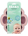 Béaba Silicone Multiportions for Food - Pink - 6x150 ml - Time Saver Food Containers