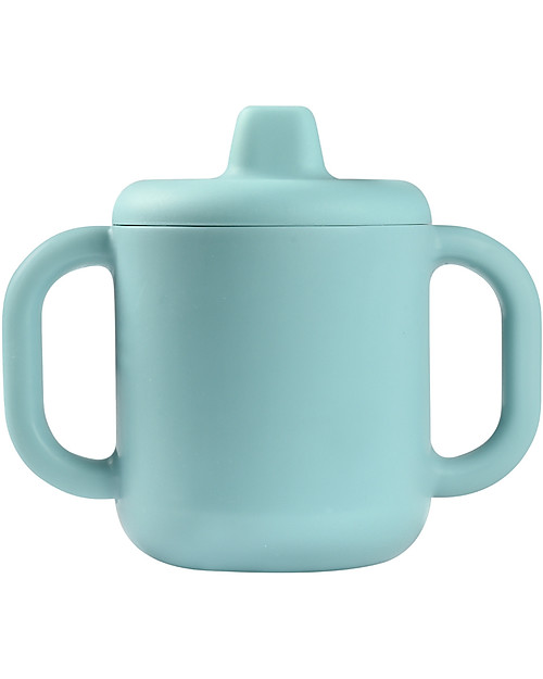 Béaba Silicone Sippy Cup - 170 ml - Blue - Let's Learn to Drink! Cups