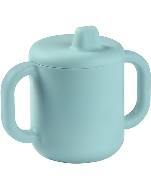 Béaba Silicone Sippy Cup - 170 ml - Blue - Let's Learn to Drink! Cups