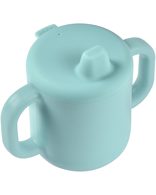 Béaba Silicone Sippy Cup - 170 ml - Blue - Let's Learn to Drink! Cups