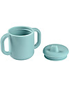 Béaba Silicone Sippy Cup - 170 ml - Blue - Let's Learn to Drink! Cups