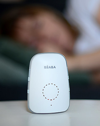 Béaba SIMPLY ZEN Audio Baby Monitor - USB + EU Adaptor Plug - Zero Wave Emissions - Simple and Reliable with Night Light Function Baby Monitor