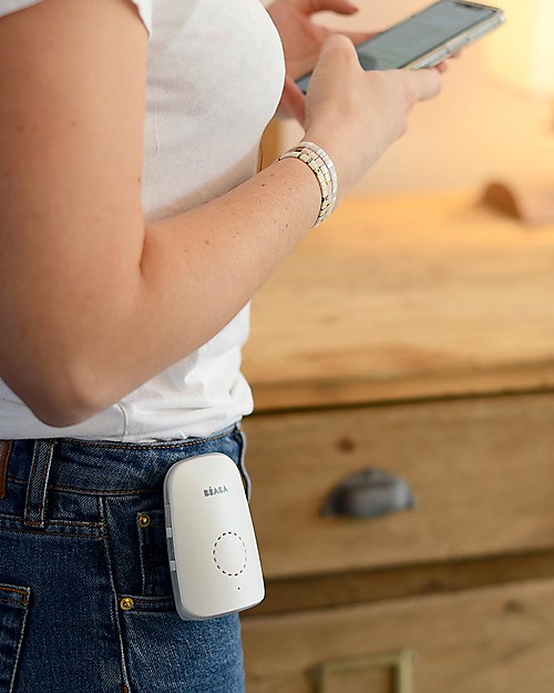 Béaba SIMPLY ZEN Audio Baby Monitor - USB + EU Adaptor Plug - Zero Wave Emissions - Simple and Reliable with Night Light Function Baby Monitor