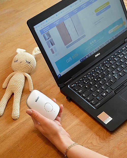 Béaba SIMPLY ZEN Audio Baby Monitor - USB + EU Adaptor Plug - Zero Wave Emissions - Simple and Reliable with Night Light Function Baby Monitor