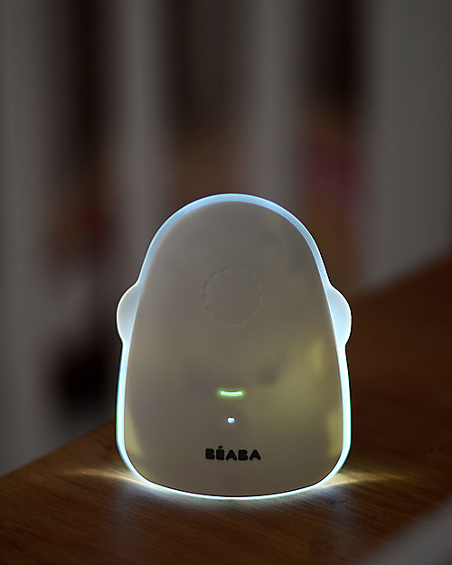 Béaba SIMPLY ZEN Audio Baby Monitor - USB + EU Adaptor Plug - Zero Wave Emissions - Simple and Reliable with Night Light Function Baby Monitor