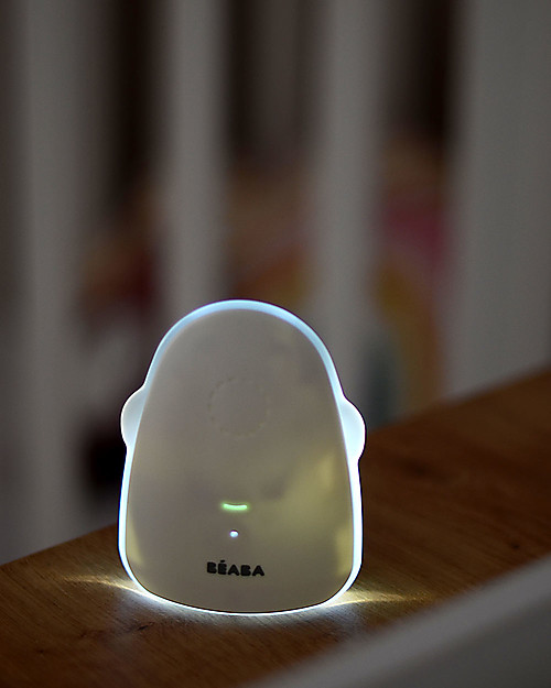 Béaba SIMPLY ZEN Audio Baby Monitor - USB + EU Adaptor Plug - Zero Wave Emissions - Simple and Reliable with Night Light Function Baby Monitor