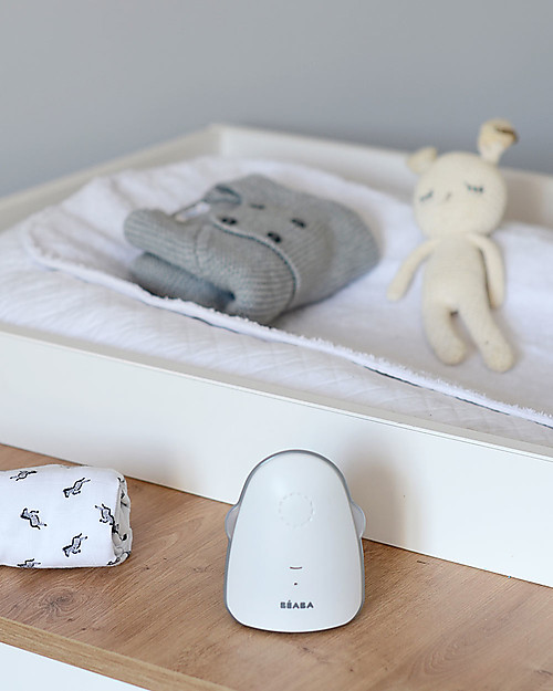 Béaba SIMPLY ZEN Audio Baby Monitor - USB + EU Adaptor Plug - Zero Wave Emissions - Simple and Reliable with Night Light Function Baby Monitor