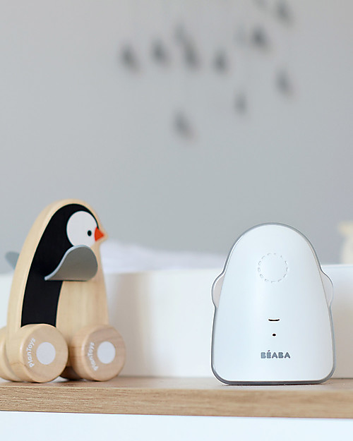 Béaba SIMPLY ZEN Audio Baby Monitor - USB + EU Adaptor Plug - Zero Wave Emissions - Simple and Reliable with Night Light Function Baby Monitor