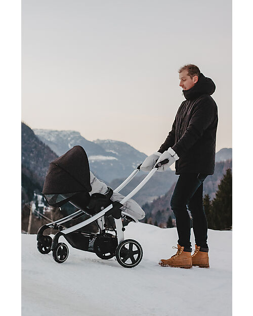 Béaba Strolle Moufle - Chiné - TOG 5,5 - Waterproof and Windproof! Gloves