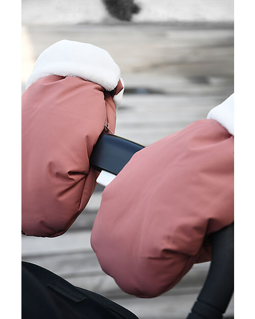 Béaba Strolle Moufle - Terracotta - TOG 5,5 - Waterproof and Windproof! Gloves