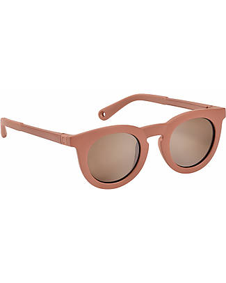 Béaba Sunshine Sunglasses - Terracotta - 4-6 Years with Adjustable Strap - 100% UV Filtering Sunglasses