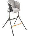 Béaba Textile Junior Seating for Up&Down High Chair - Grey - Very Comfortable and Hygienic and Trendy Accessories for High Chairs