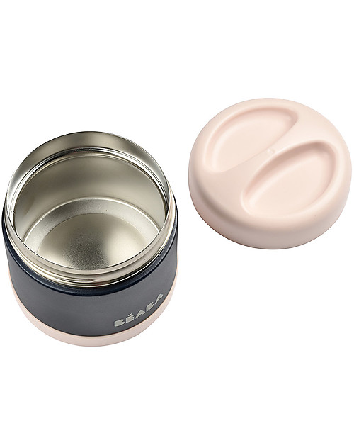 Béaba Thermal Container for Food -  Stainless Steel - Blue and Pink - 500 ml Thermal Containers