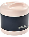 Béaba Thermal Container for Food -  Stainless Steel - Blue and Pink - 500 ml Thermal Containers